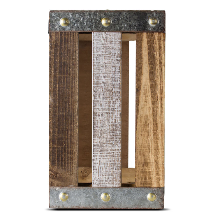 Williston Square Wooden Storage Solid Wood Crate & Reviews